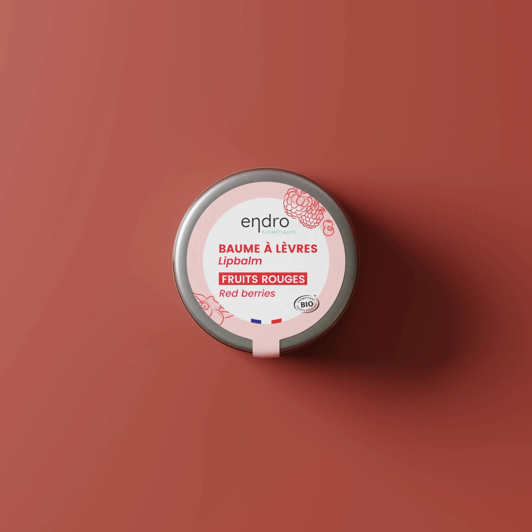 Baume à lèvres - Fruits Rouges - Endro Cosmetiques