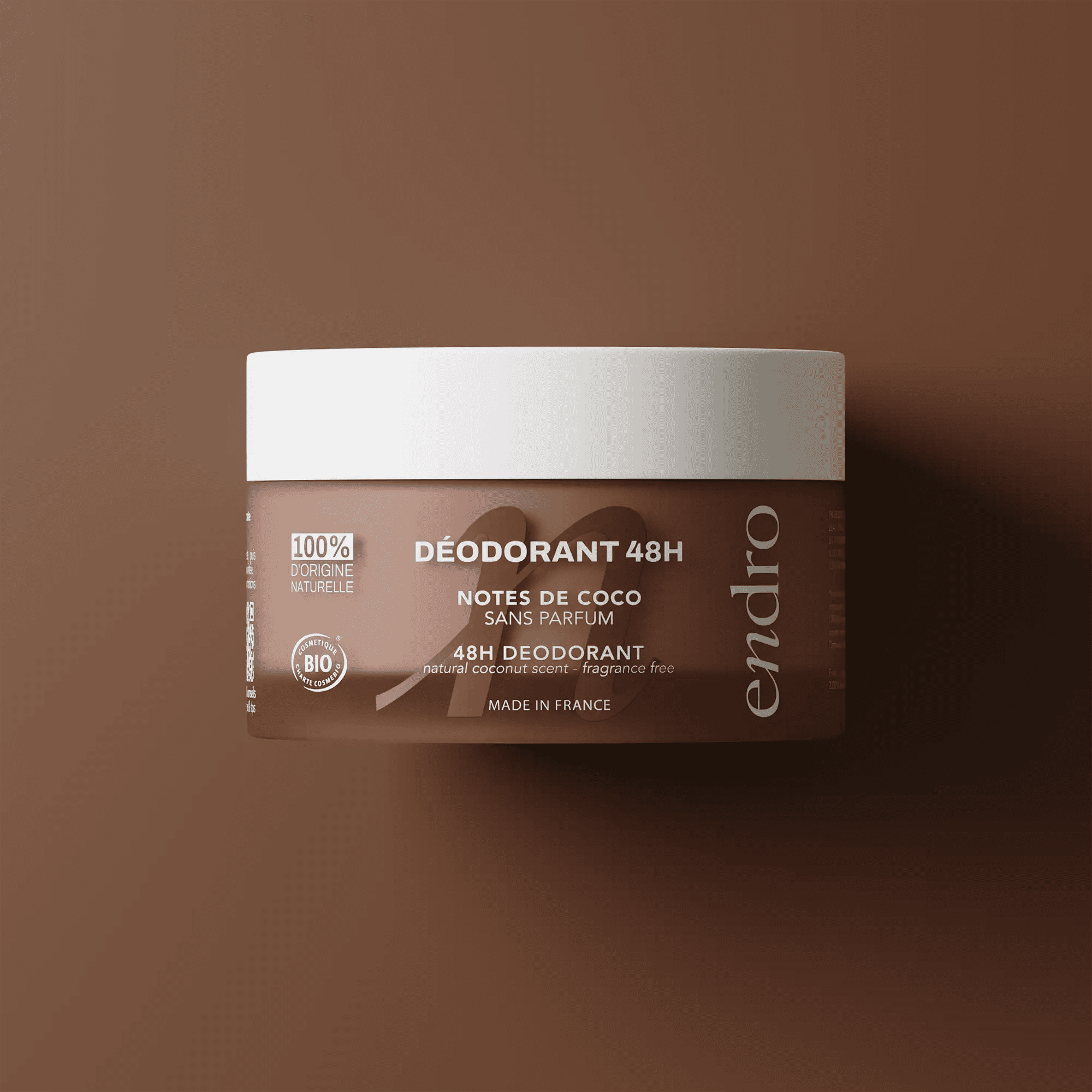 Déodorant Baume 48H - Notes De Coco - Endro Cosmetiques