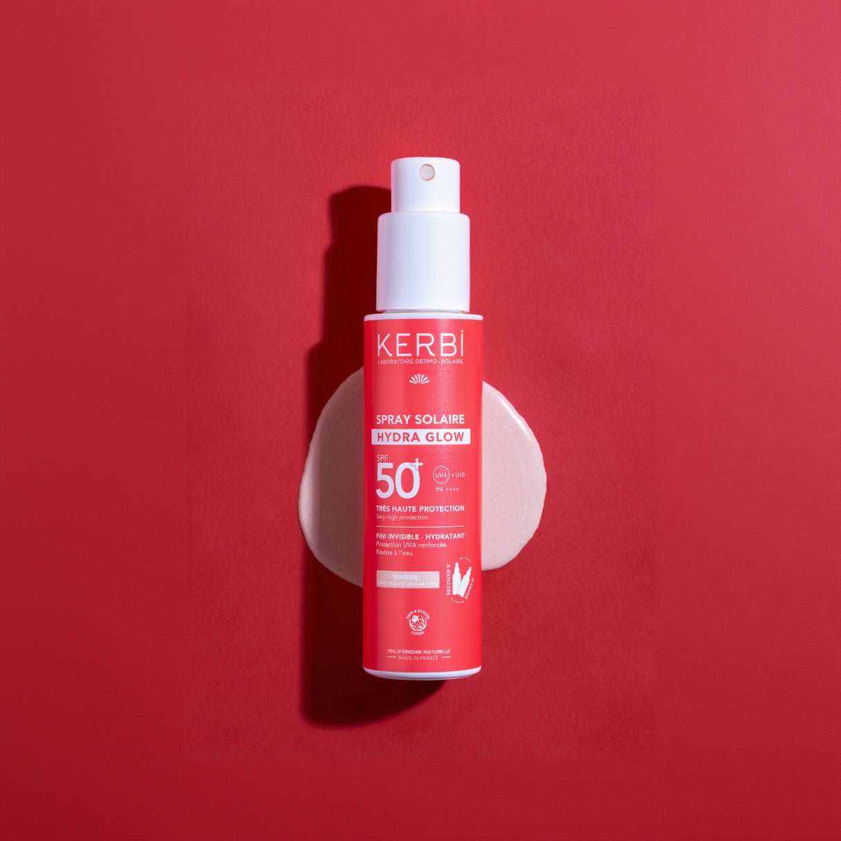 KERBI - Spray Solaire Hydra Glow SPF 50+ - Endro Cosmetiques