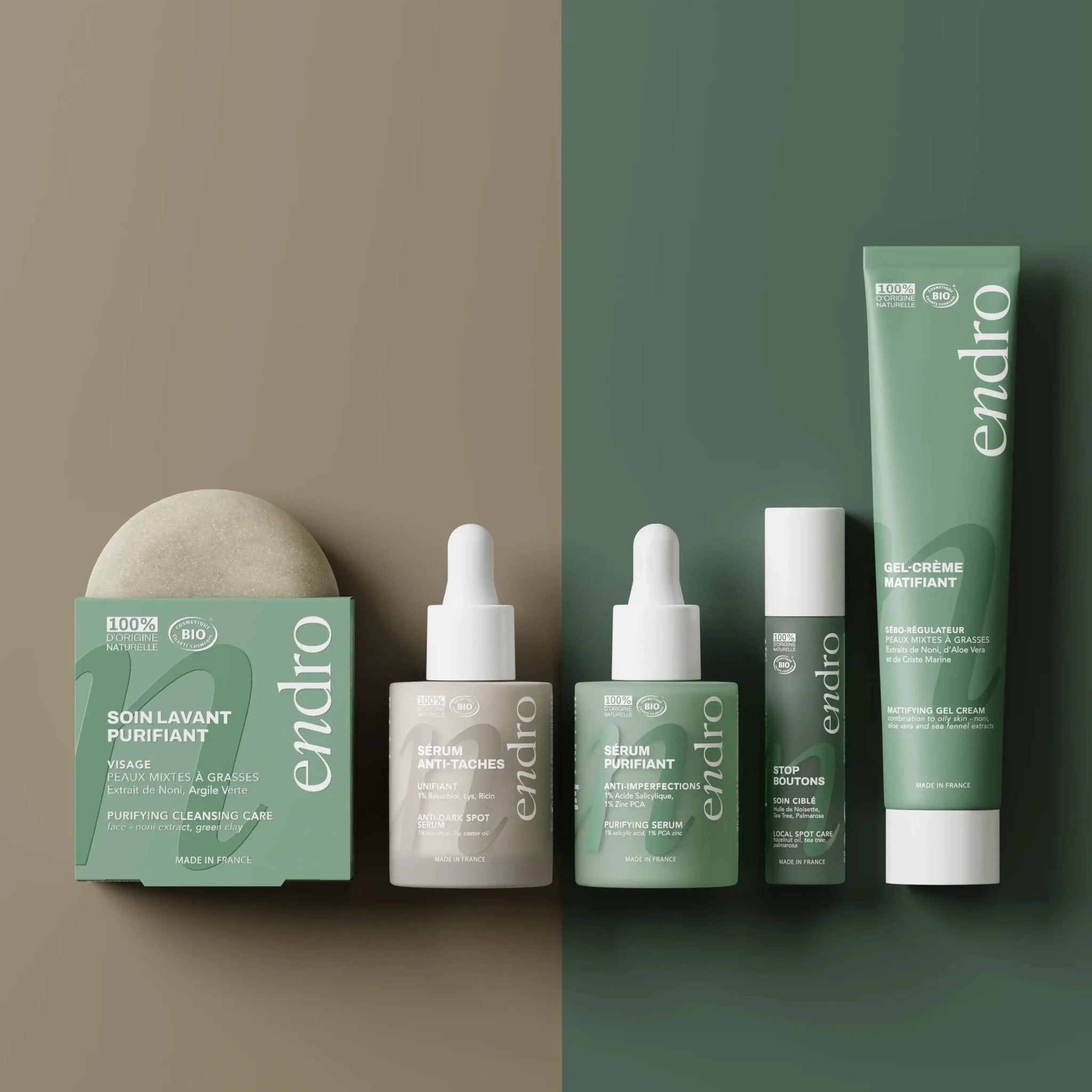 Routine Anti - Imperfections et Marques - Endro Cosmetiques