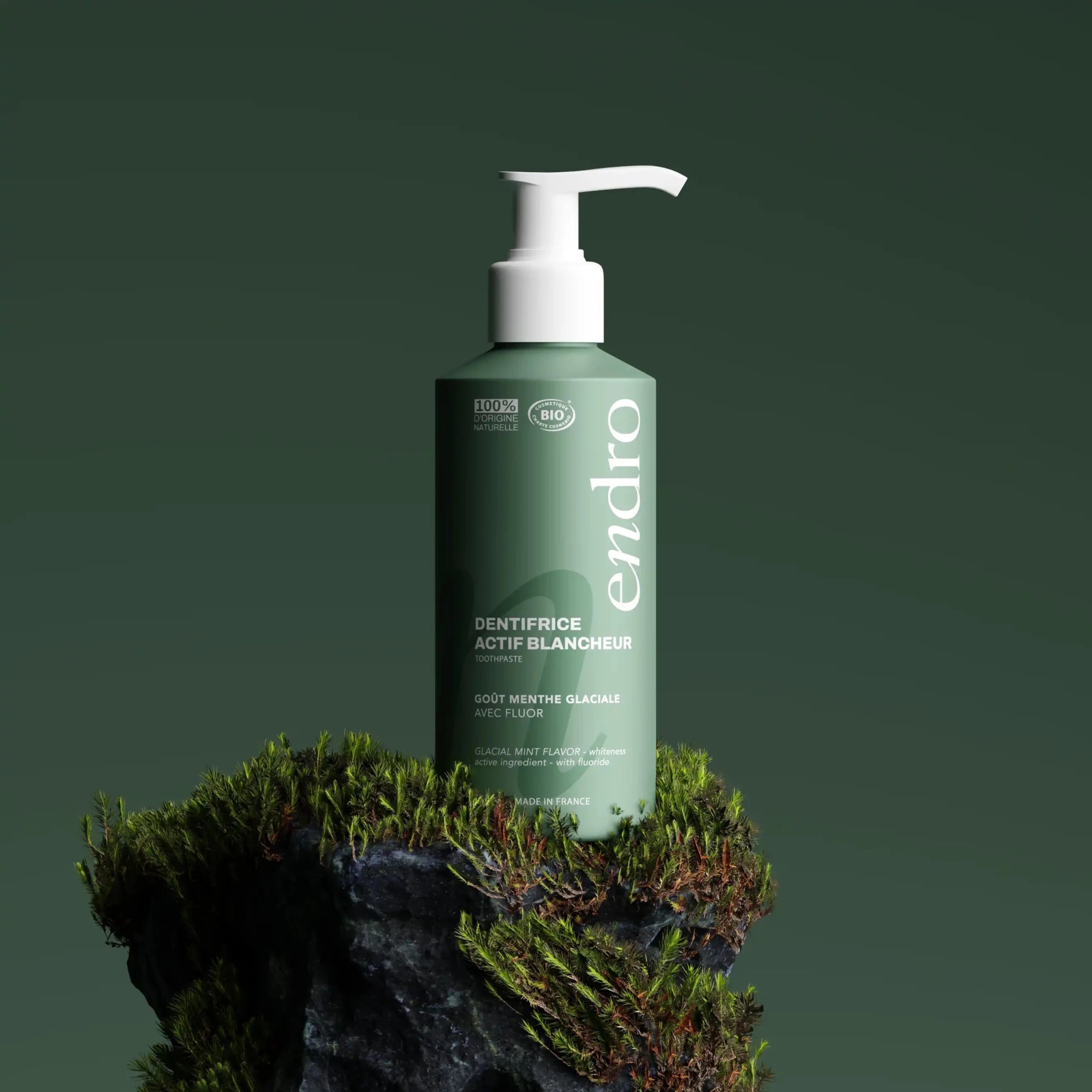 Dentifrice Actif Blancheur - Goût Menthe Glaciale - Endro Cosmetiques