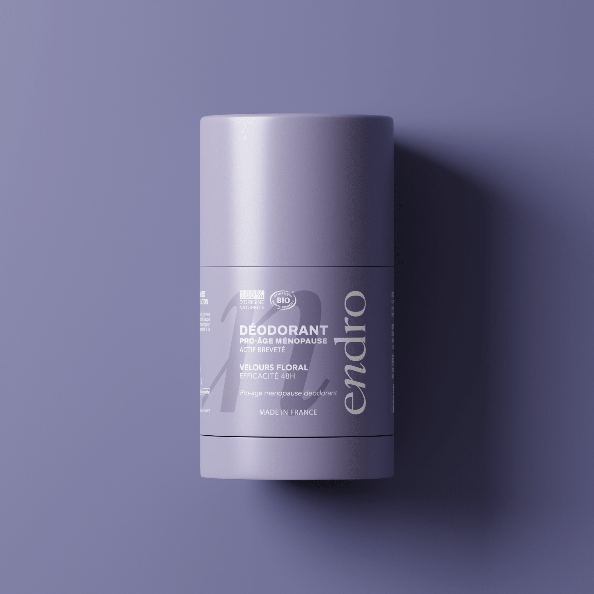 Duo déodorant stick & recharge 48H - Pro - âge ménopause - Endro Cosmetiques