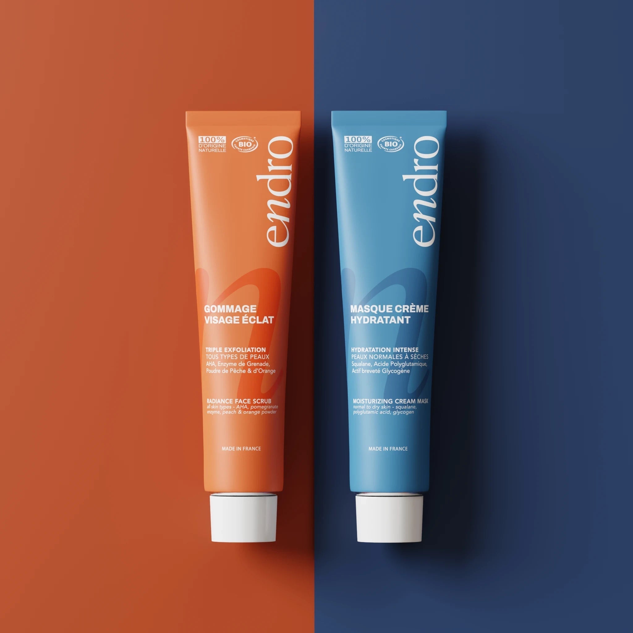 Duo visage éclat & confort - Endro Cosmetiques