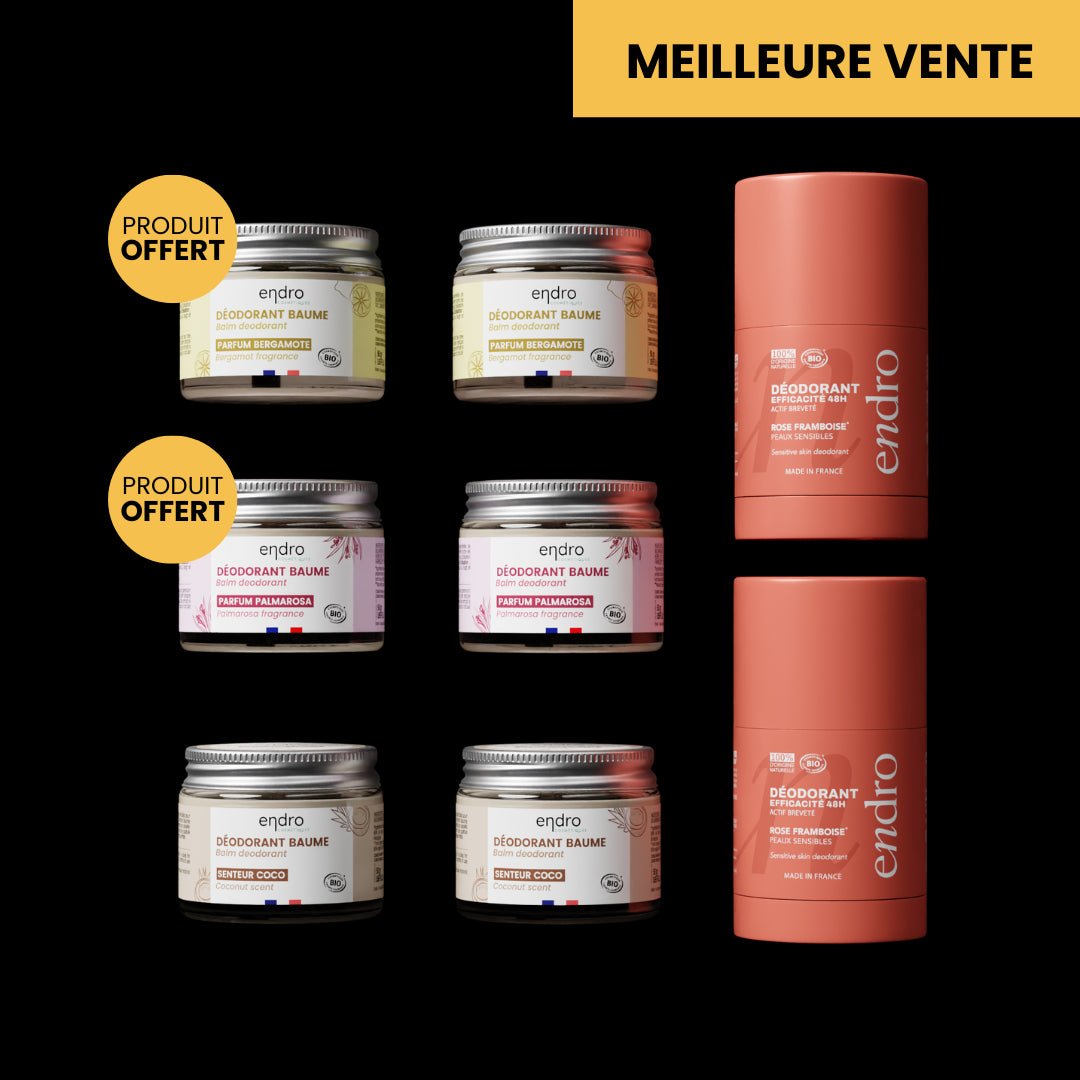 Pack 2 ans de déodorants - Endro Cosmetiques