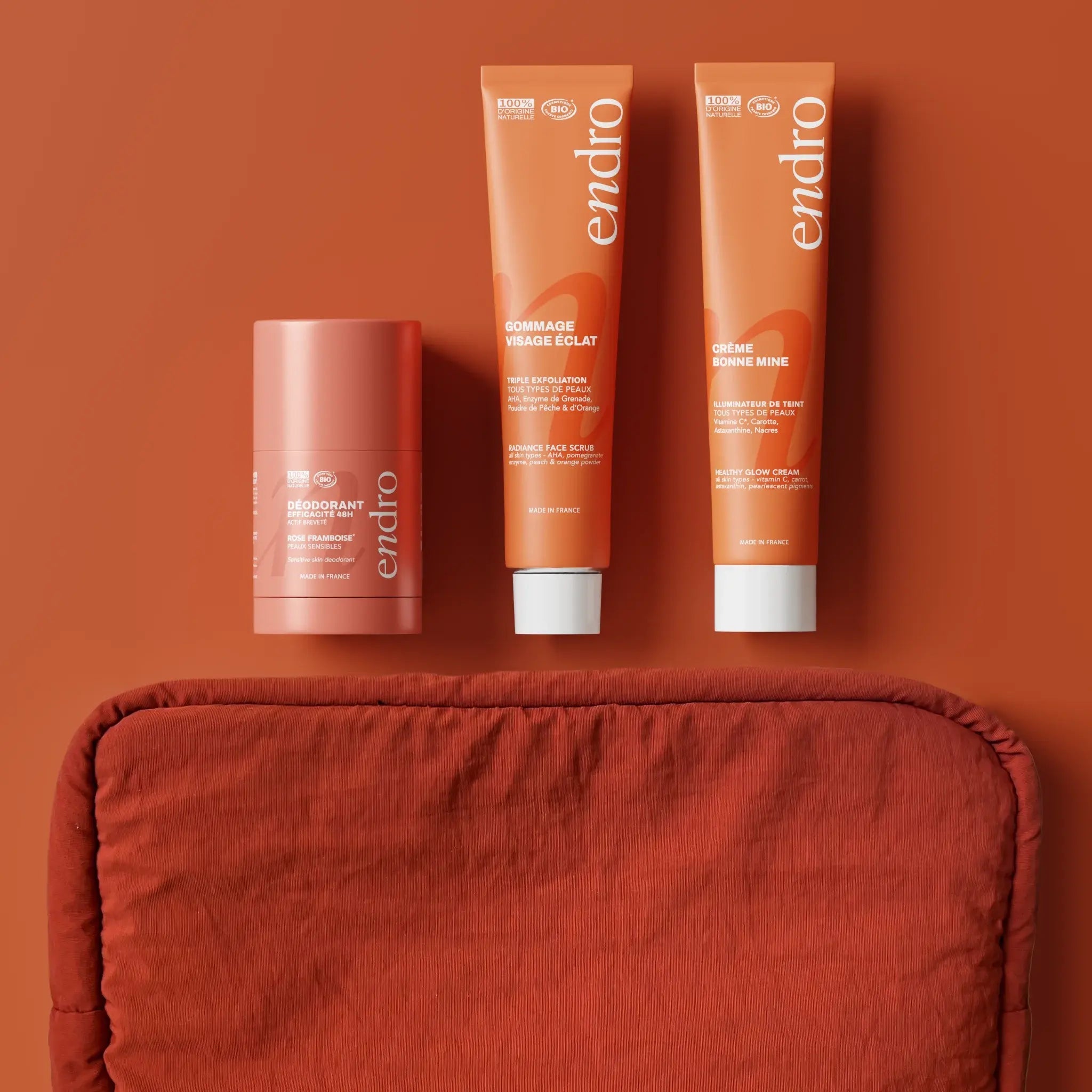 Trousse Découverte - Orange Éclat - Endro Cosmetiques